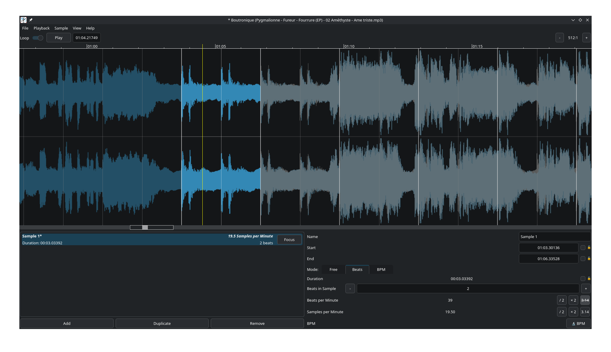 Screenshot in English